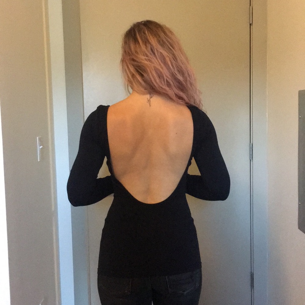 Backless Free People Top